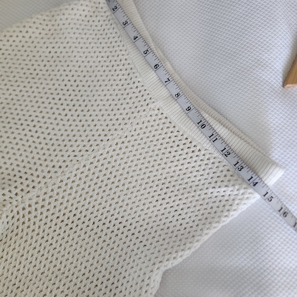 House of Harlow 1960 Ivory Knit Sweater Crochet Pant Set - Picture 13 of 16